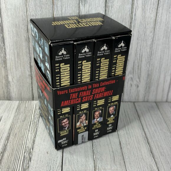 Johnny Carson The Final Show‎ Collection His Favorite Moments (VHS, 4 Tapes) - Picture 3 of 11